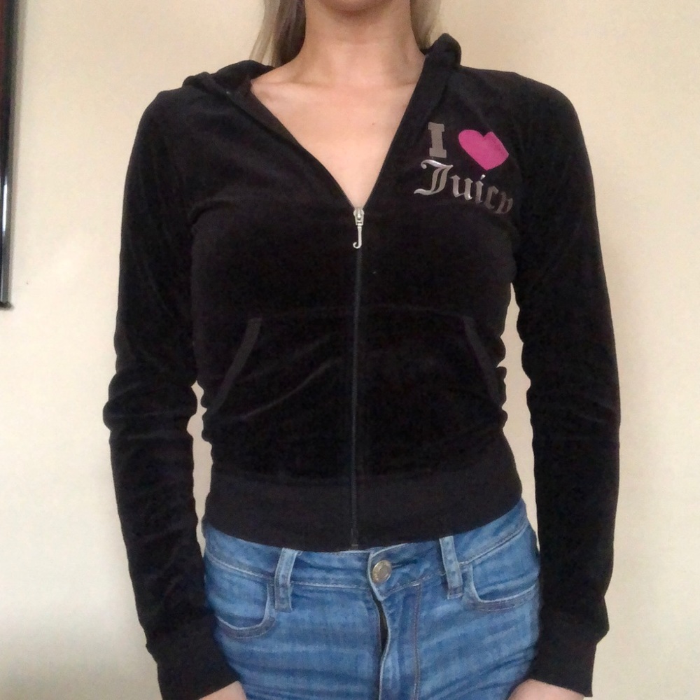 Juicy Couture black zip up